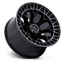 Fuel Charger 8 FC873BT Brushed Black DDT Custom Truck Wheels 2