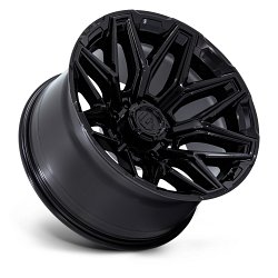 Fuel Flux FC854BX 8-Lug Gloss Black Custom Truck Wheels 2