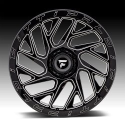 Fittipaldi Offroad Forged FTF01 Gloss Black Milled Custom Wheels Rims 2