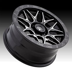 Fittipaldi Offroad Forged FTF02 Gloss Black Milled Custom Wheels Rims 3