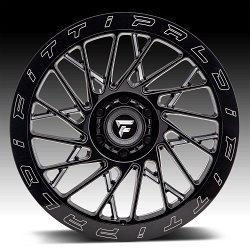 Fittipaldi Offroad Forged FTF03 Gloss Black Milled Custom Wheels Rims 2