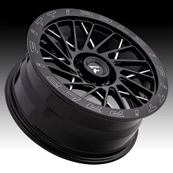 Fittipaldi Offroad Forged FTF03 Gloss Black Milled Custom Wheels Rims 3