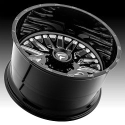 Fittipaldi Offroad Forged FTF07 Gloss Black Milled Custom Wheels Rims 3