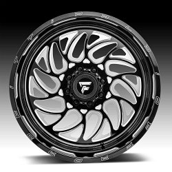 Fittipaldi Offroad Forged FTF09 Gloss Black Milled Custom Wheels Rims 2