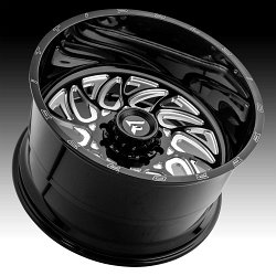 Fittipaldi Offroad Forged FTF09 Gloss Black Milled Custom Wheels Rims 3