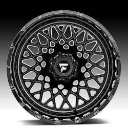 Fittipaldi Offroad Forged FTF10 Gloss Black Milled Custom Wheels Rims 2