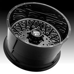 Fittipaldi Offroad Forged FTF10 Gloss Black Milled Custom Wheels Rims 3