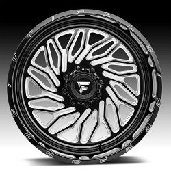 Fittipaldi Offroad Forged FTF13 Gloss Black Milled Custom Wheels Rims 2