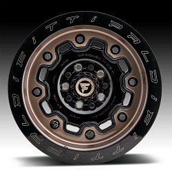 Fittipaldi Offroad Forged FTF16 Brushed Black Bronze Tint Custom Wheels Rims 2