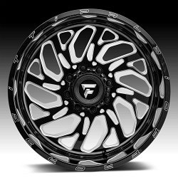 Fittipaldi Offroad Forged FTF17 Gloss Black Milled Custom Wheels Rims 2