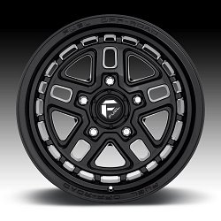 Fuel Nitro D667 Matte Black Custom Wheels Rims 2