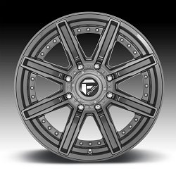 Fuel Rogue D710 Platinum Custom Wheels Rims 3