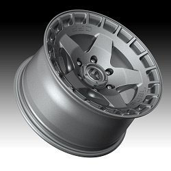 Fuel Warp D734 Matte Gunmetal Custom Wheels Rims 2