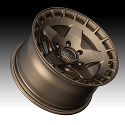 Fuel Warp D735 Matte Bronze Custom Wheels Rims 2