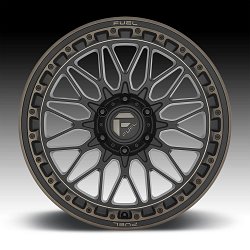 Fuel Trigger D759 Machined Black DDT Custom Truck Wheels Rims 3