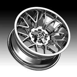 Gear Offroad 768C Primacy Chrome Custom Truck Wheels 2