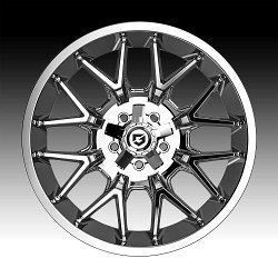 Gear Offroad 768C Primacy Chrome Custom Truck Wheels 3