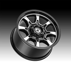 Gear Offroad 772MB Glock Gloss Black Custom Truck Wheels 2