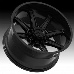 Gear Offroad 765B Ridge Gloss Black Custom Truck Wheels Rims 3