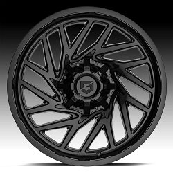 Gear Offroad 769B Sequence Gloss Black Custom Truck Wheels 3