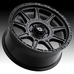 Gear Offroad 759SB Sector T Satin Black Custom Wheels Rims 3