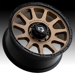 Gear Offroad 760BZ Proto Call Satin Bronze Custom Wheels Rims 3