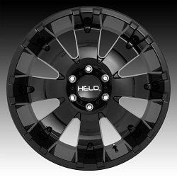Helo HE917 Gloss Black Custom Wheels Rims 3