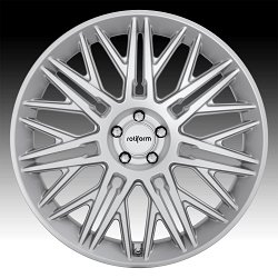 Rotiform JDR R162 Matte Silver Custom Wheels Rims 3