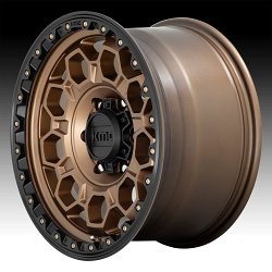 KMC KM545 Trek Matte Bronze Custom Wheels Rims 2