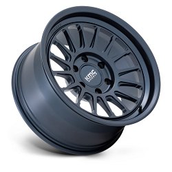 KMC KM447LX Impact Forged Monoblock Metallic Blue Custom Truck Wheels 2