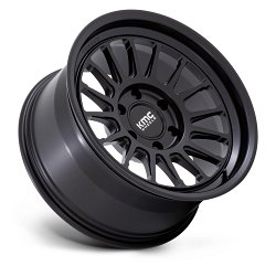 KMC KM447MX Impact Forged Monoblock Satin Black Custom Truck Wheels 2