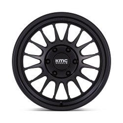 KMC KM447MX Impact Forged Monoblock Satin Black Custom Truck Wheels 3