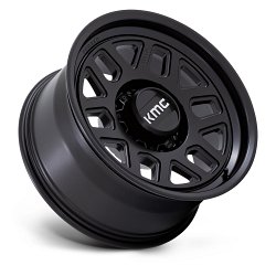 KMC KM451MX Mesa Forged Monoblock Satin Black Custom Truck Wheels 2