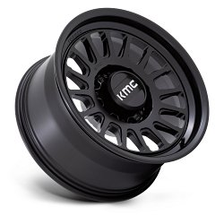 KMC KM452MX Impact Forged Monoblock Satin Black Custom Truck Wheels 2