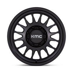 KMC KM452MX Impact Forged Monoblock Satin Black Custom Truck Wheels 3