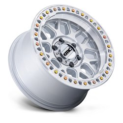 KMC KM549 GRS Machined Silver Custom Truck Wheels 2