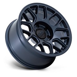 KMC KM730 Hatchet Metallic Blue Custom Wheels 2