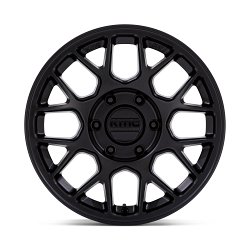 KMC KM730 Hatchet Matte Black Custom Wheels 3