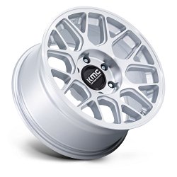 KMC KM730 Hatchet Machined Silver Custom Wheels 2