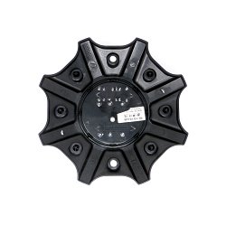 M-1015GB / XD Series 202 Gloss Black Bolt-On Center Cap 2