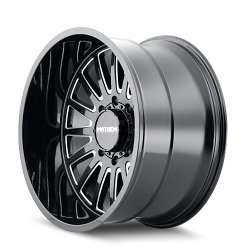 Mayhem Utopia 8114 Gloss Black Milled Custom Wheels 2