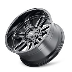 Mayhem Apollo 8115 Gloss Black Milled Custom Wheels 3