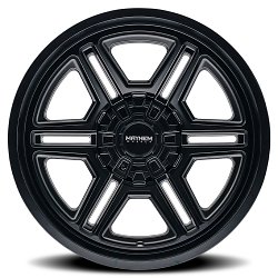 Mayhem Hermosa 8117 Matte Black Custom Wheels 3