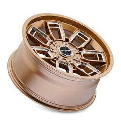 Mayhem Ordinance 8118 Matte Bronze Milled Custom Wheels 2