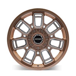 Mayhem Ordinance 8118 Matte Bronze Milled Custom Wheels 3