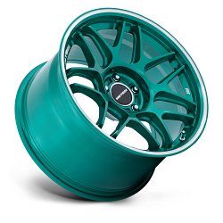 Motegi Racing MR158 Tsubaki FFT Hokkaido Green Custom Wheels 2