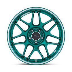 Motegi Racing MR158 Tsubaki FFT Hokkaido Green Custom Wheels 3