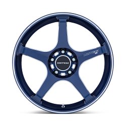 Motegi Racing MR159 Battle V FFT Obsidian Blue Custom Wheels 3