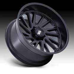 Moto Metal MO811 Combat Matte Black Custom Truck Wheels 2