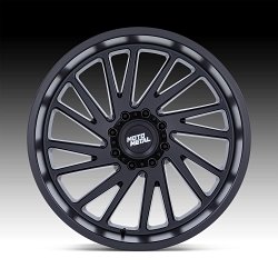 Moto Metal MO811 Combat Matte Black Custom Truck Wheels 3